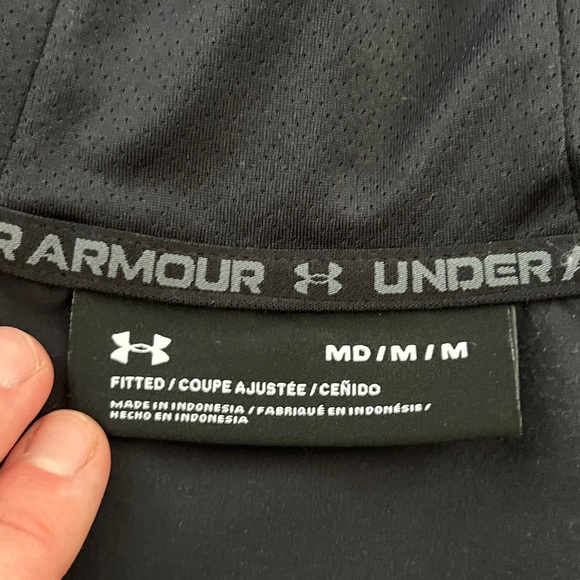 Under Armour Black Full-Zip Hoodie - Picture 3 of 3